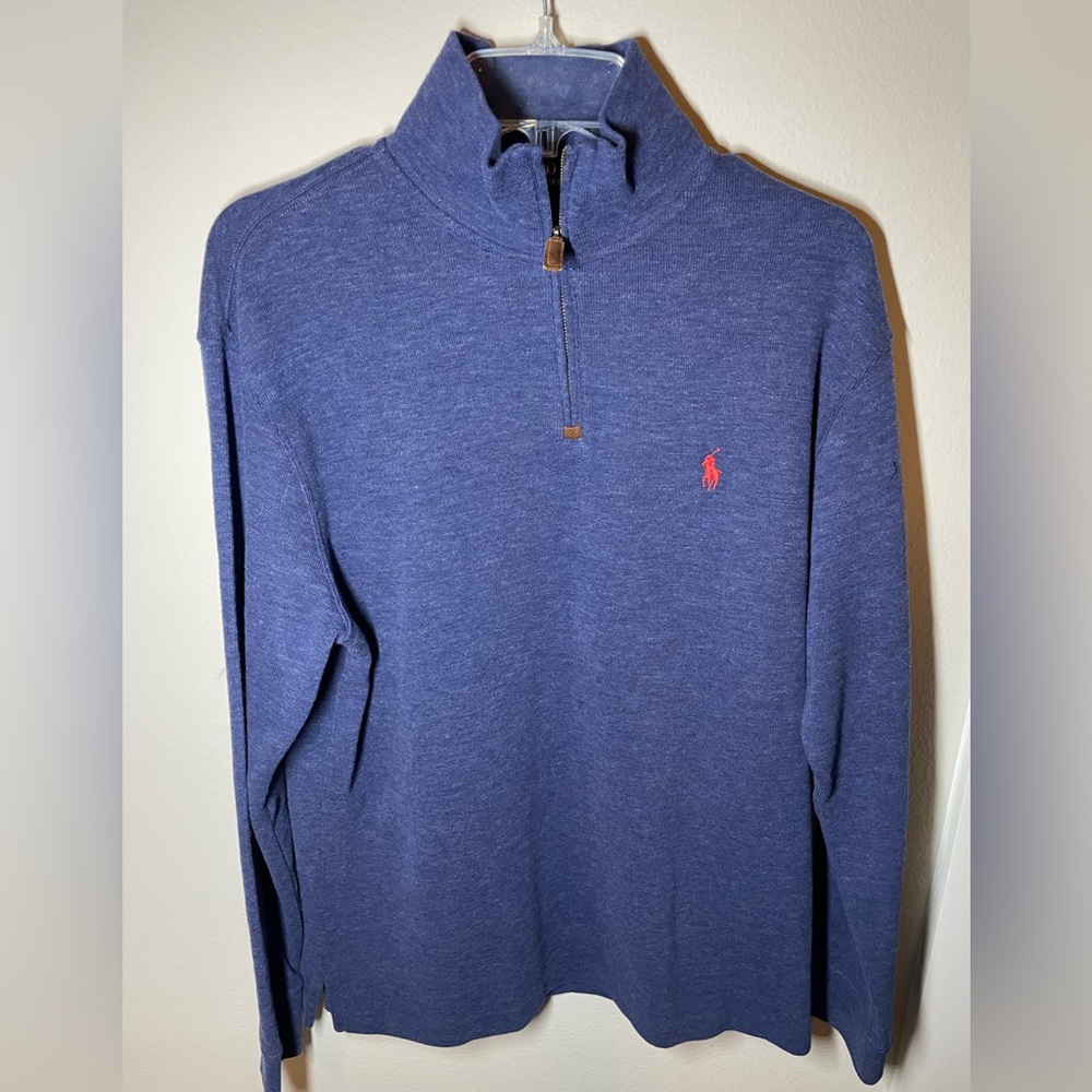Men’s Polo half-zip - M